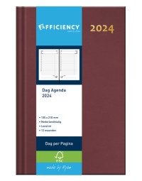 Agenda 2023 ryam efficiency baladek 1dag/1pagina bordeaux
