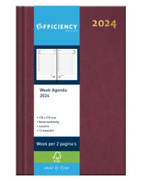 Agenda 2022 ryam efficiency kort 7dag/2pagina's bordeaux