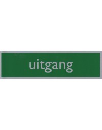 Infobord pictogram uitgang 165x44mm