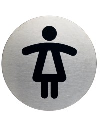 Infobord pictogram durable 4904 wc dames rond 83mm