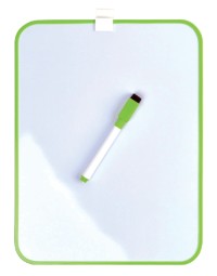 Whiteboard desq 21.5x28cm + marker groen profiel