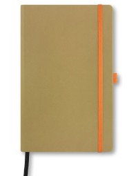 Castelli notitieboek A5 - Milano - Tuscon medium - ontworpen en gemaakt in Italië - 240 pagina's - gelinieerd - leeslint - opberg vak - 21 x 13 x 1.5 cm - olive - olijf