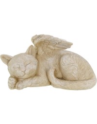 Poes of kat overleden Urn - Engelenvleugels (1 liter) - (25 cm)