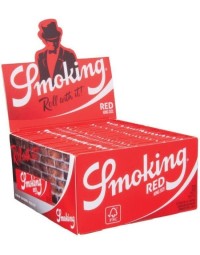 Smoking vloei - red king size - rood - doos 50 stuks