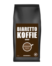 Koffie biaretto bonen espresso 1000 gram 