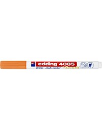 Krijtstift edding 4085 by securit rond 1-2mm neon oranje 