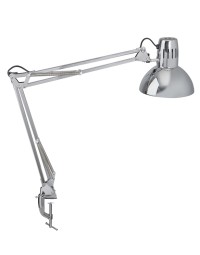 Bureaulamp maul study met tafelklem chroom excl. led lamp 
