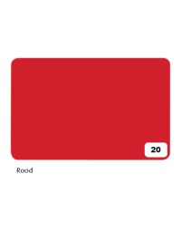Fotokarton folia 2-zijdig 50x70cm 300gr nr20 rood 