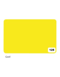 Etalagekarton folia 1-zijdig 48x68cm 380gr nr125 geel 