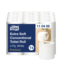 Toiletpapier tork t4 premium extra zacht 4-laags 150 vel wit 110406 
