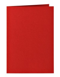 Correspondentiekaart papicolor dubbel 105x148mm rood pak à 6 stuks 