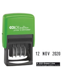 Datumstempel colop s220 green line 4mm 