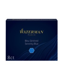 Inktpatroon waterman nr 23 lang blauw pak à 8 stuks 