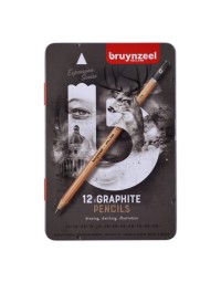 Grafietpotloden bruynzeel expression blik 12 stuks 