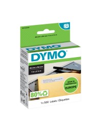 Etiket dymo labelwriter adressering 25x54mm 1 rol á 500 stuks wit 