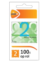 Postzegel nederland waarde 2 zelfklevend rol à 100 stuks 